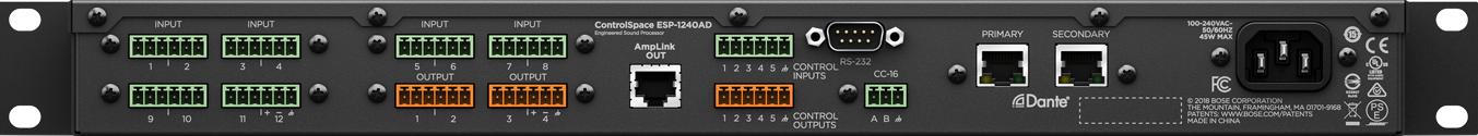 BOSE ControlSpace ESP-1240AD 音頻信號處理器 BOSE ControlSpace ESP-1240AD 音頻信號處理器