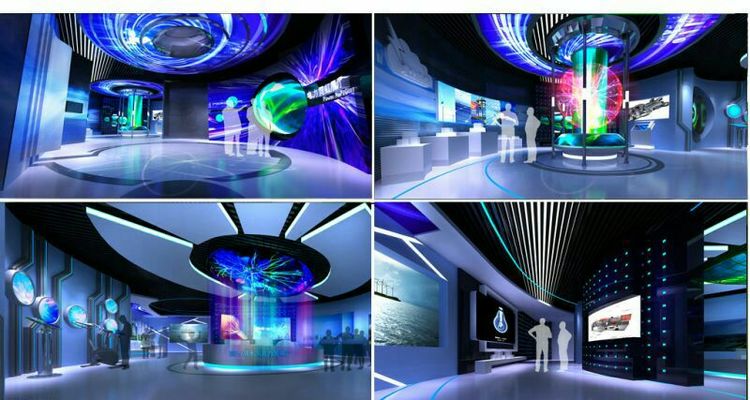 大屏全融合實(shí)物互動展廳 大屏全融合實(shí)物互動展廳