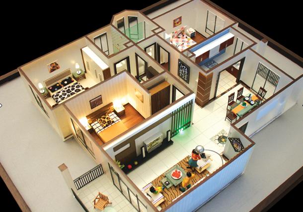 房地產(chǎn)營銷中心戶型沙盤