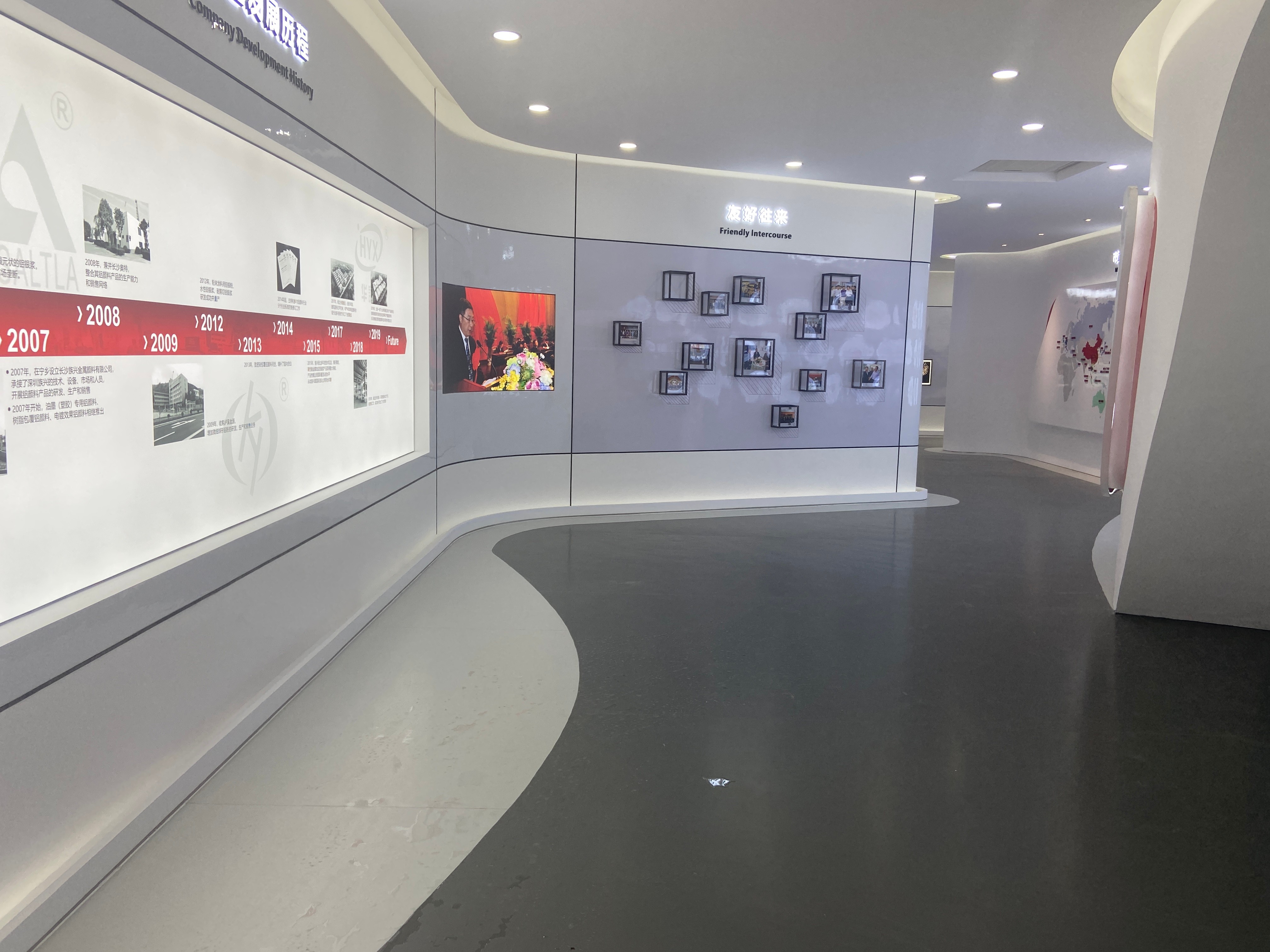 企業(yè)展廳都展示內容