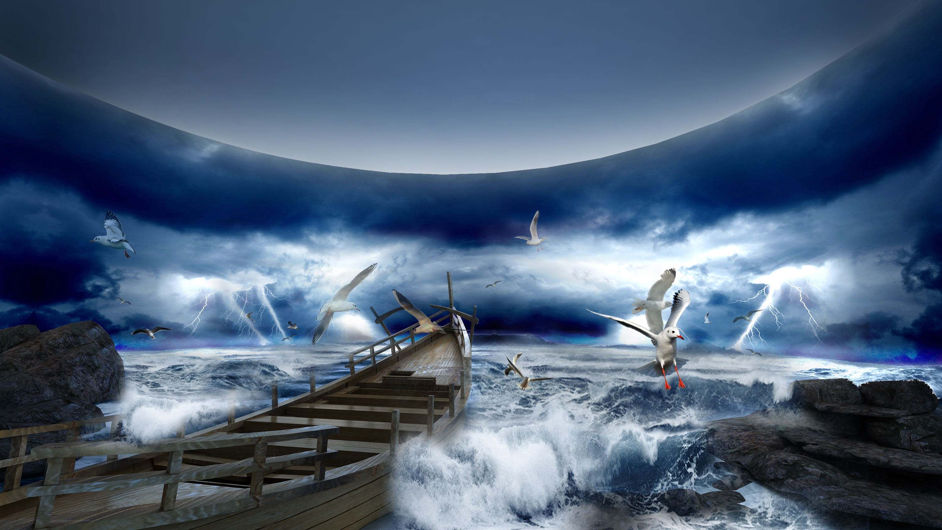 環(huán)幕、弧幕、球幕互動展示系統(tǒng)