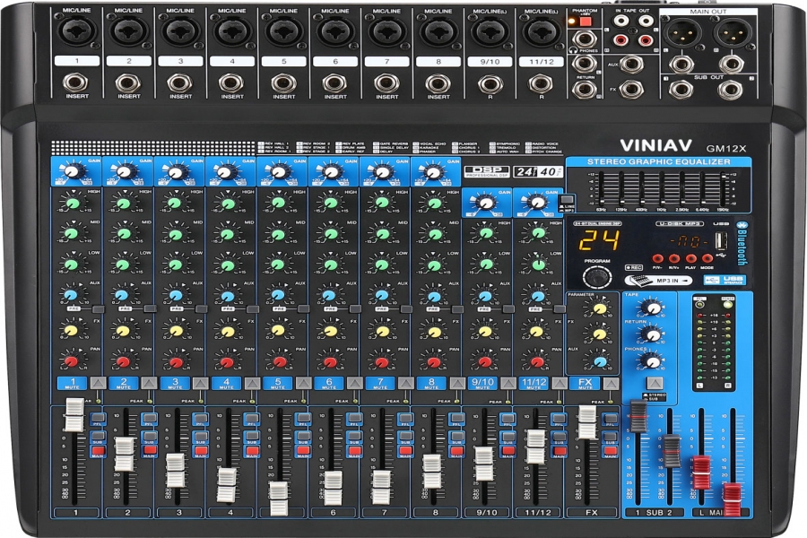 VINIAV GM12X 帶效果調(diào)音臺(tái)
